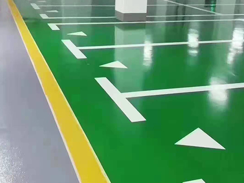 青島小區(qū)地下停車場地坪案例